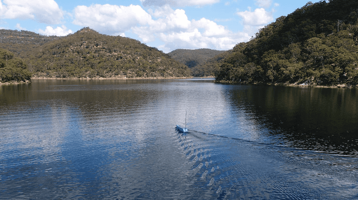 18’ Bluebottle USV ‘Bruce’ exiting Bobbin Head